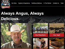 Tablet Screenshot of blackcanyon-angusbeef.com